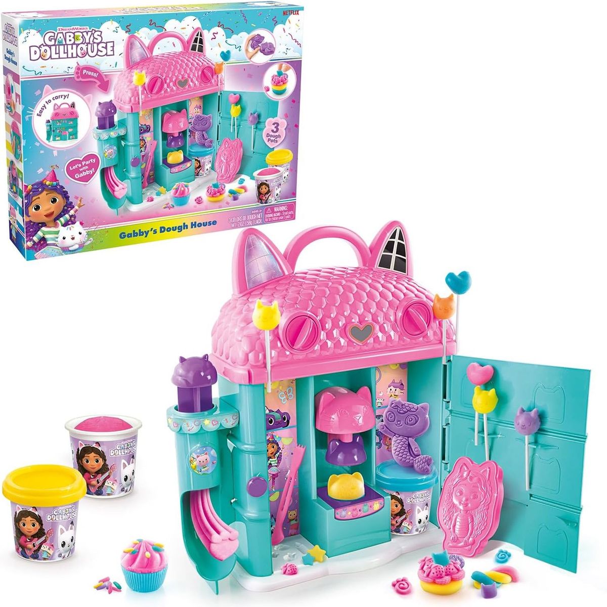 LA CASA DE GABBY - Casa de Gabby con Masas para Moldear