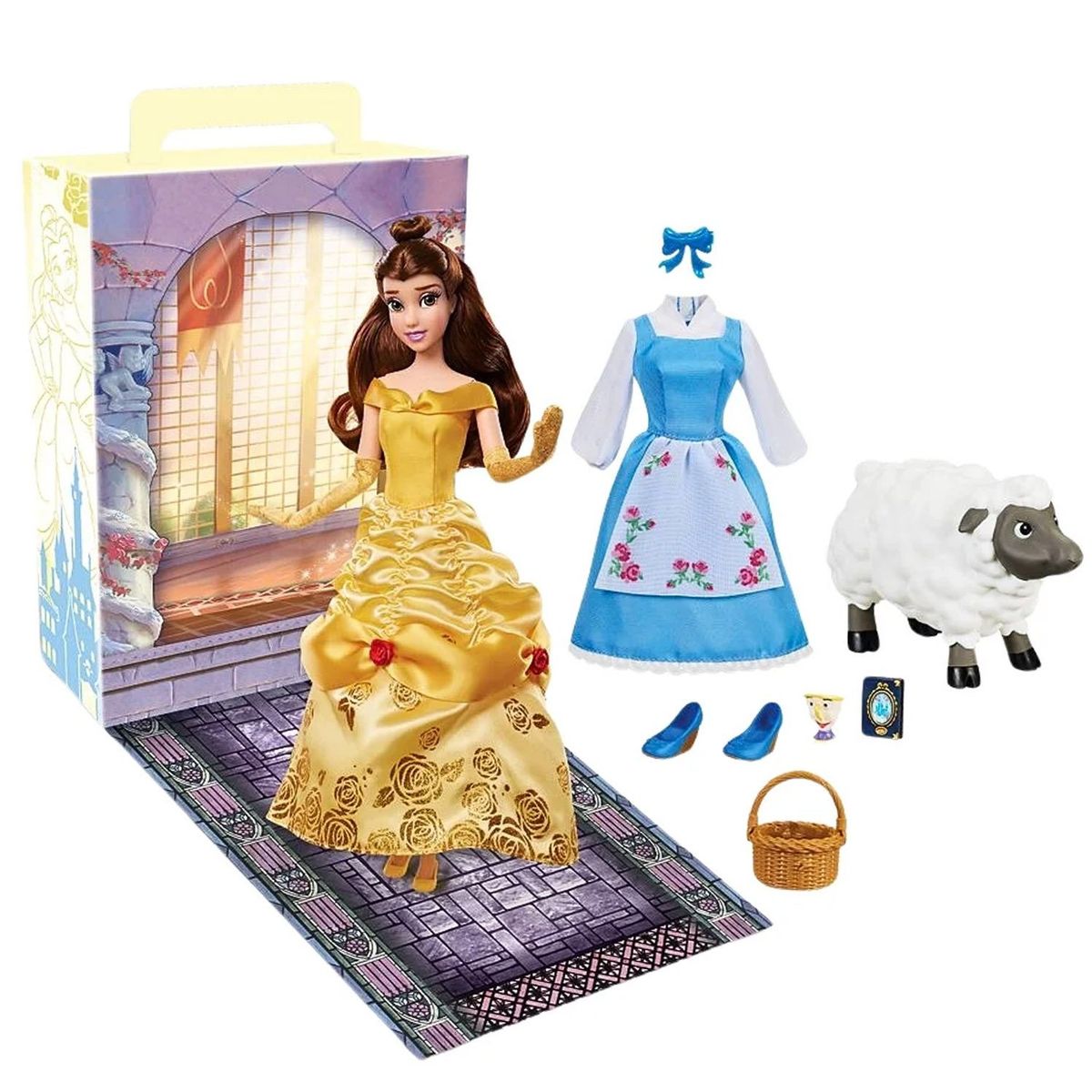 DISNEY - Muñeca Bella Story con Accesorios