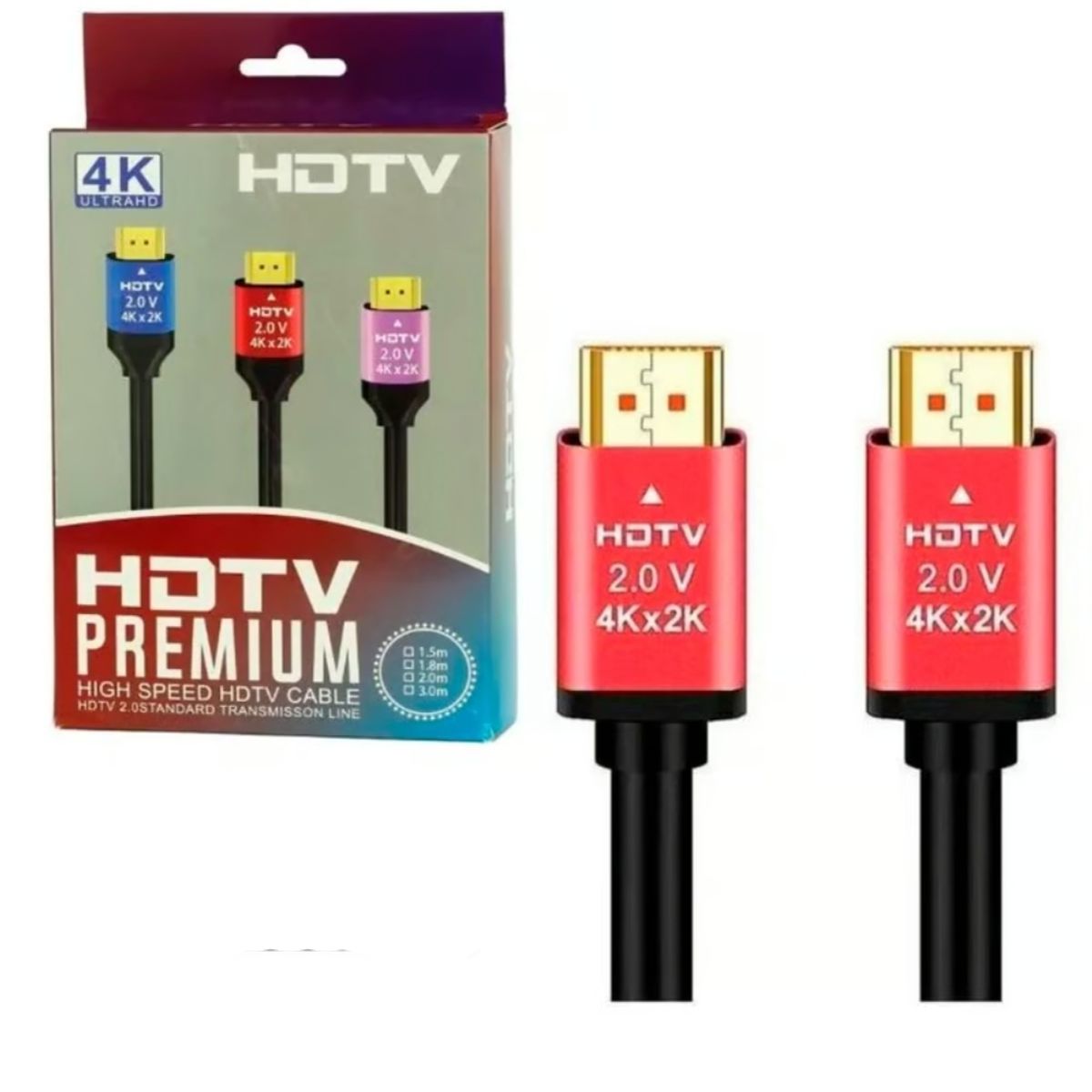 SEISA - Cable HDMI 1.5 Metros Premium 4K Ultra HD HDTV 2.0 V
