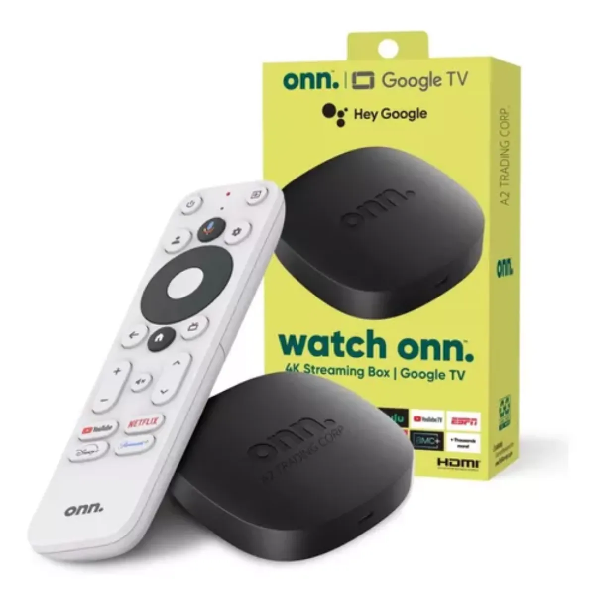 ONN - DISPOSITIVO DE STREAMING GOOGLE WATCH ONN GOOGLE TV 4K BOX