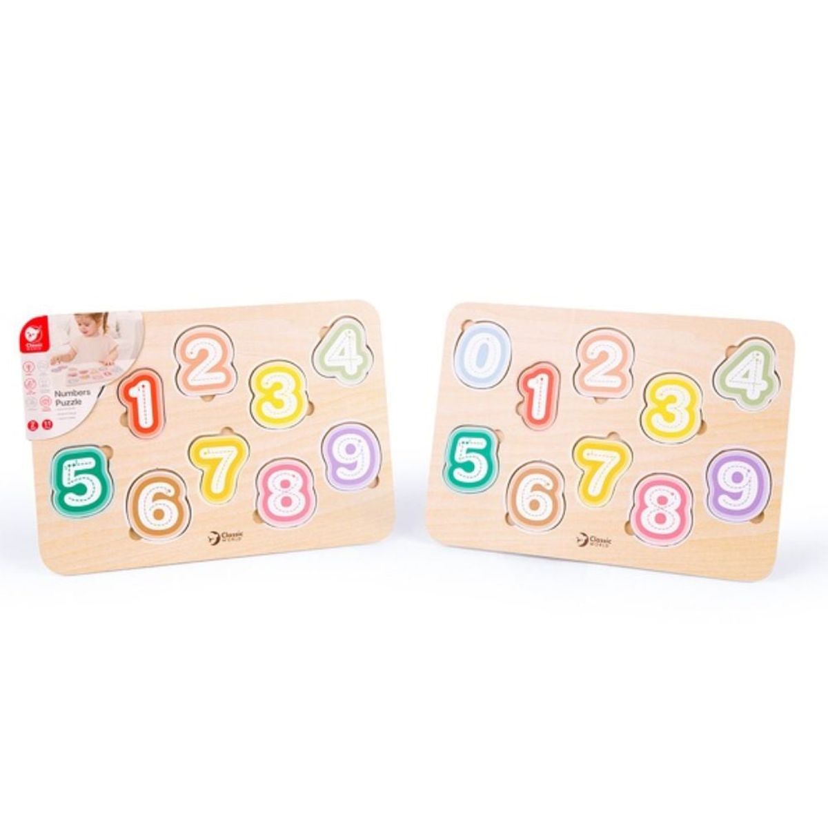 CLASSIC WORLD - Puzzle de Numeros Number Puzzle Classic World