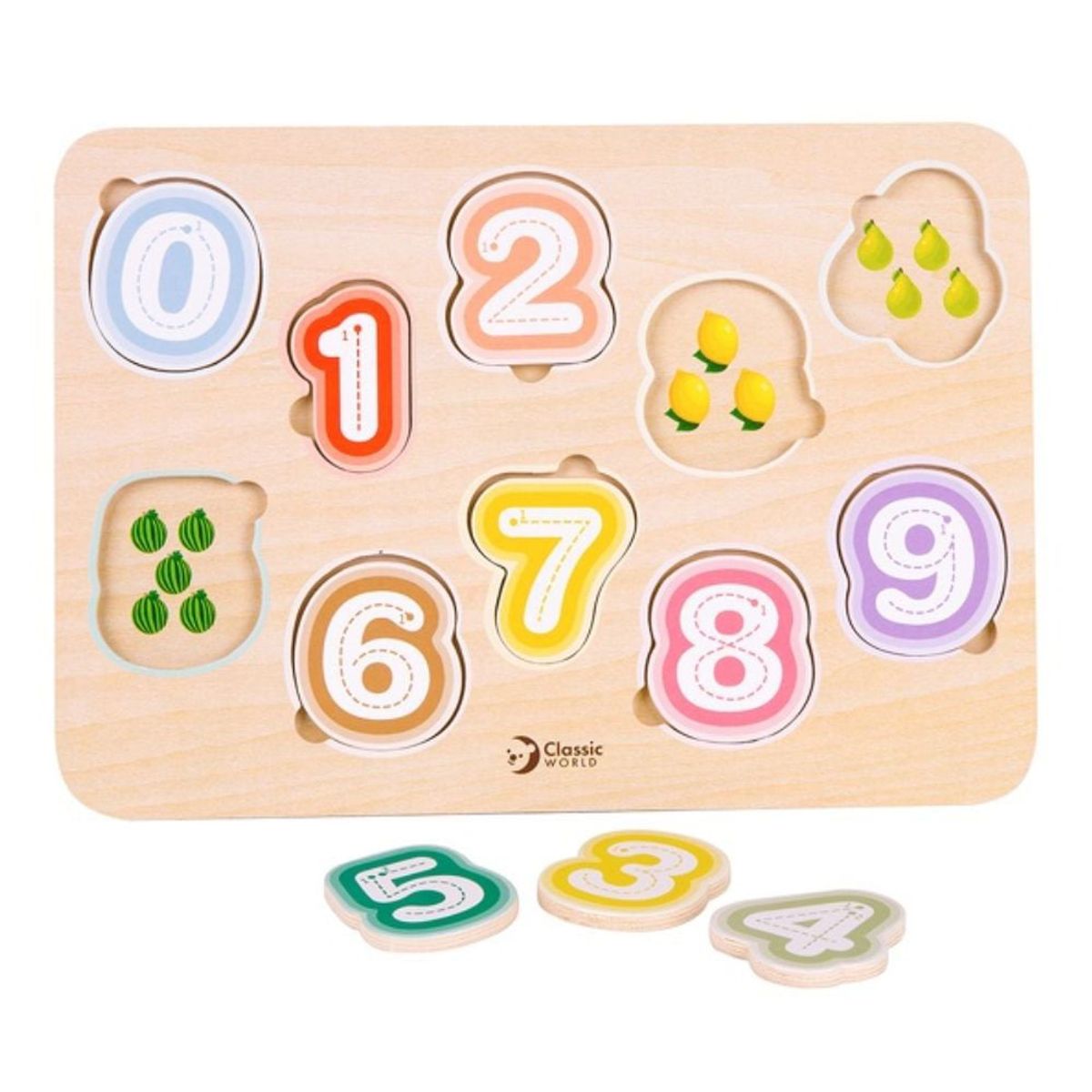 CLASSIC WORLD - Puzzle de Numeros Number Puzzle Classic World