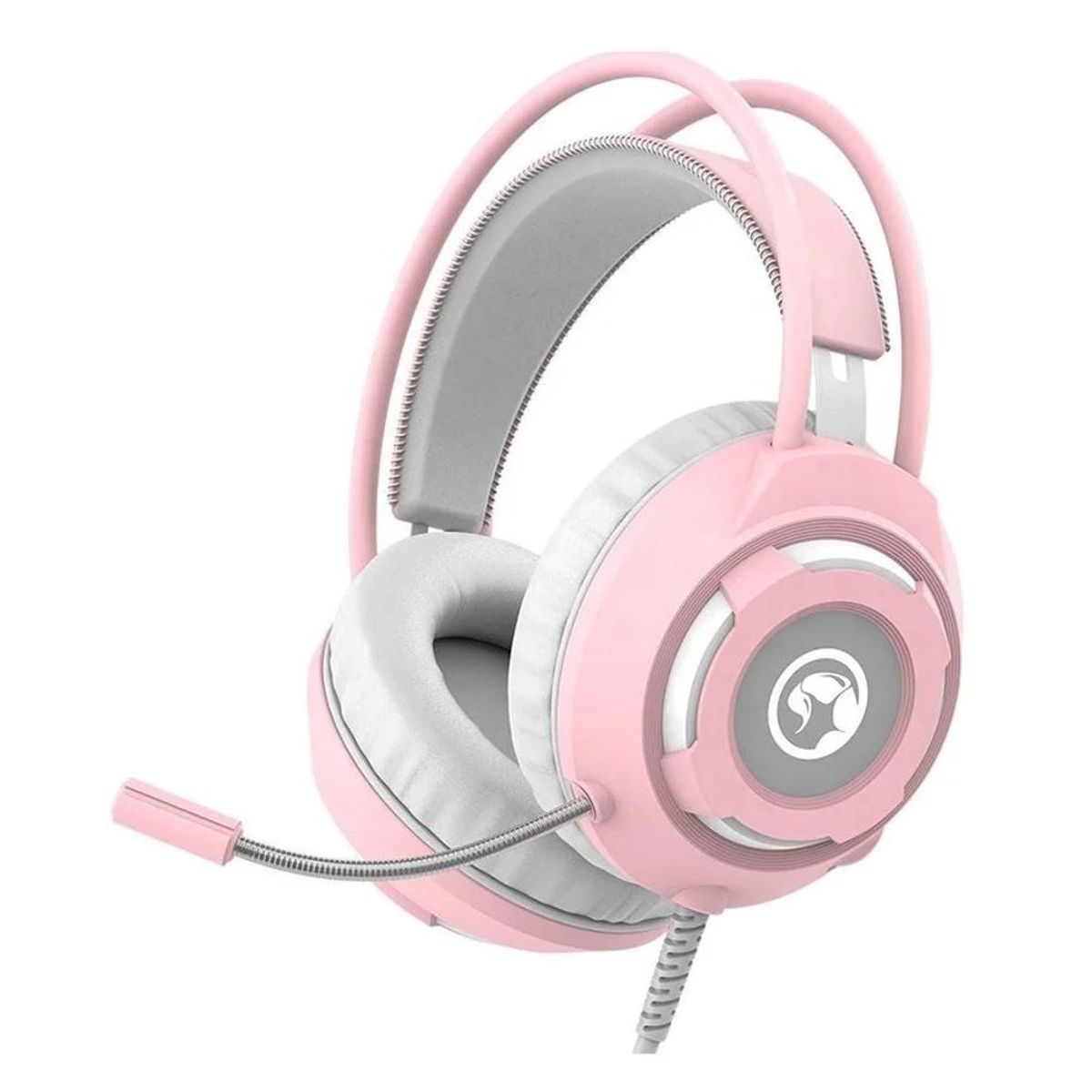MARVO - Audífono Rosado Gamer HG8936 MARVO
