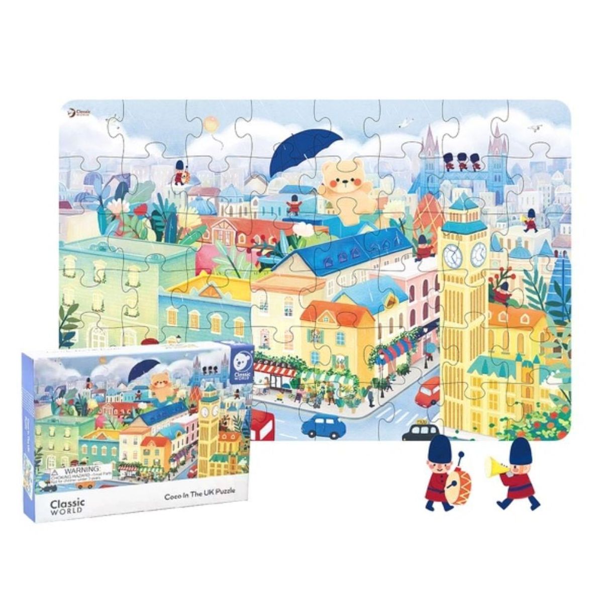 CLASSIC WORLD - Rompecabezas Coco Reino Unido Coco In UK Puzzle ClassicWorld