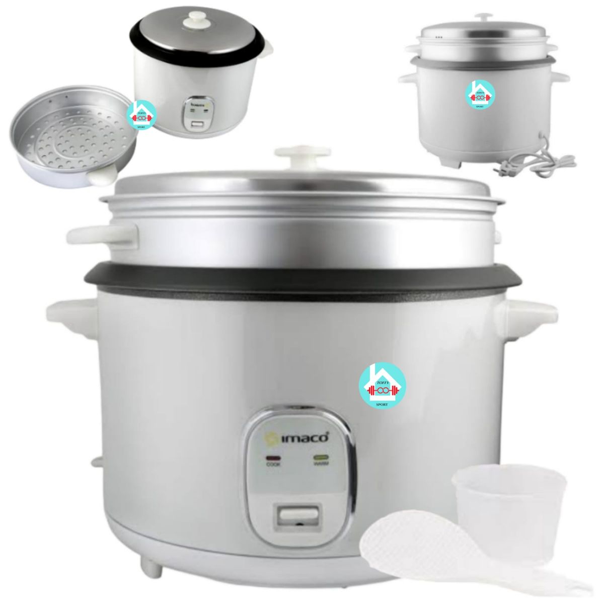 IMACO - Olla Arrocera Imaco de 4 litros RC42 Blanco