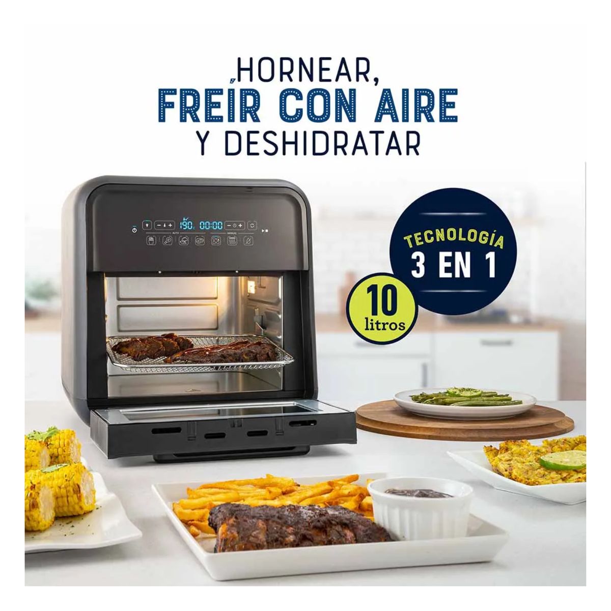 OSTER - Freidora de Aire Oster Digital 10L CKSTAF0V3