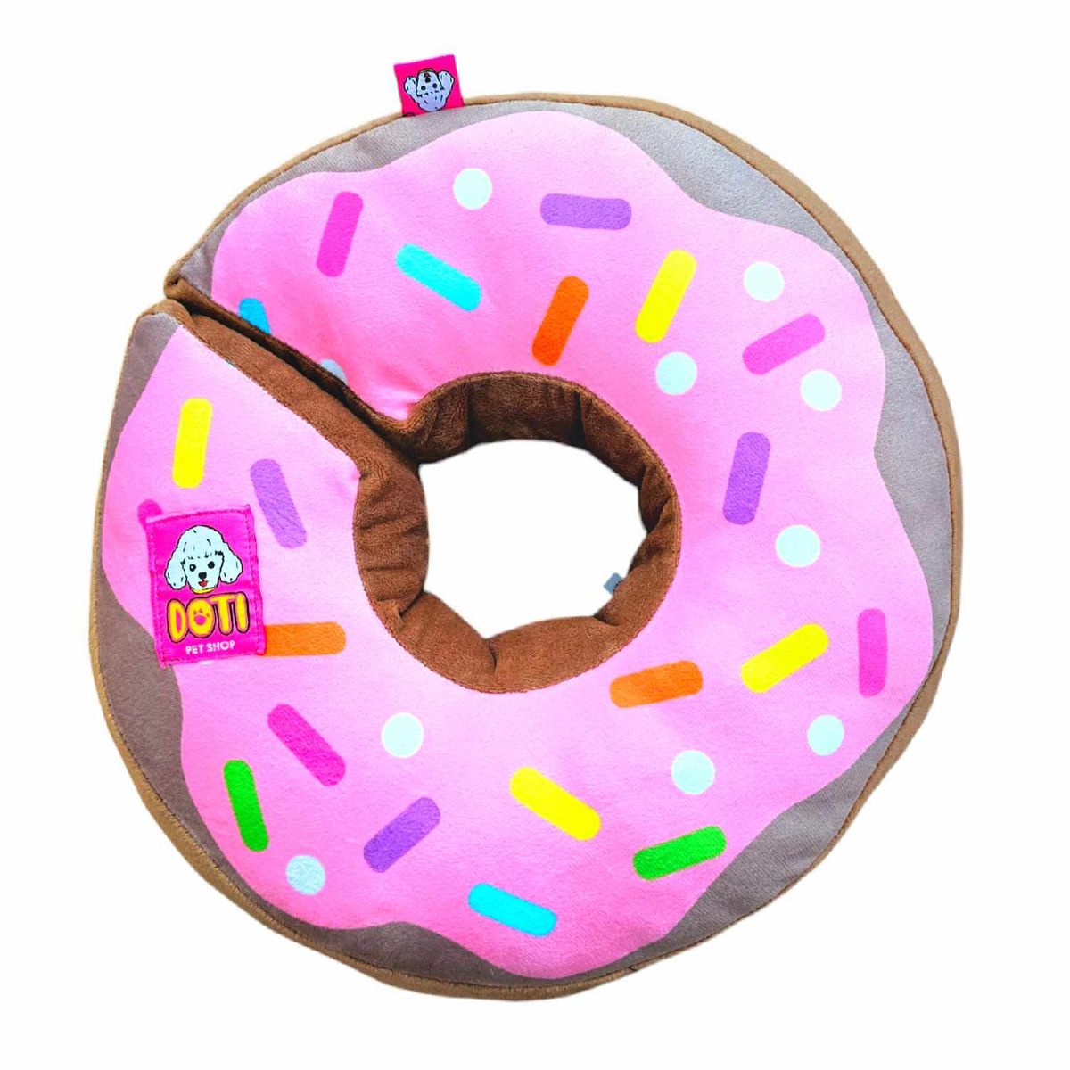 GENERICO - Collar Isabellino Donut Pink S 25-33 cm