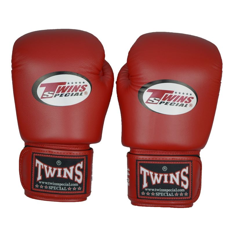 TWINS SPECIAL - Guantes Twins Special Muay Thai y Boxeo - Rojo - Cuero 12oz