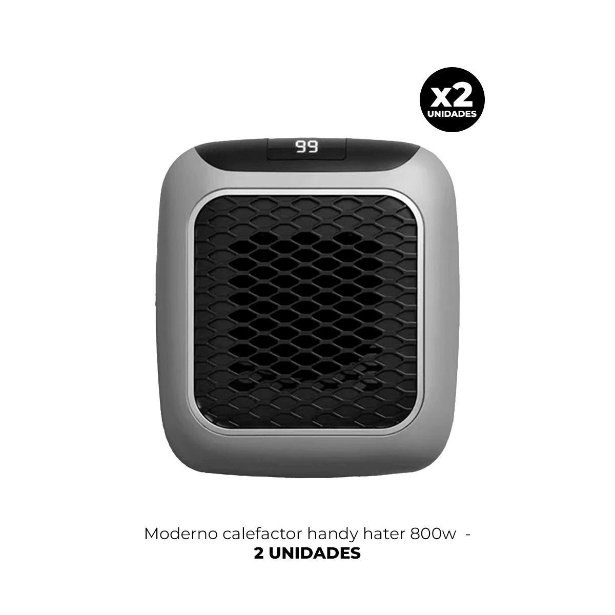 GENERICO - 2 MODERNO CALEFACTOR HANDY HATER 800W