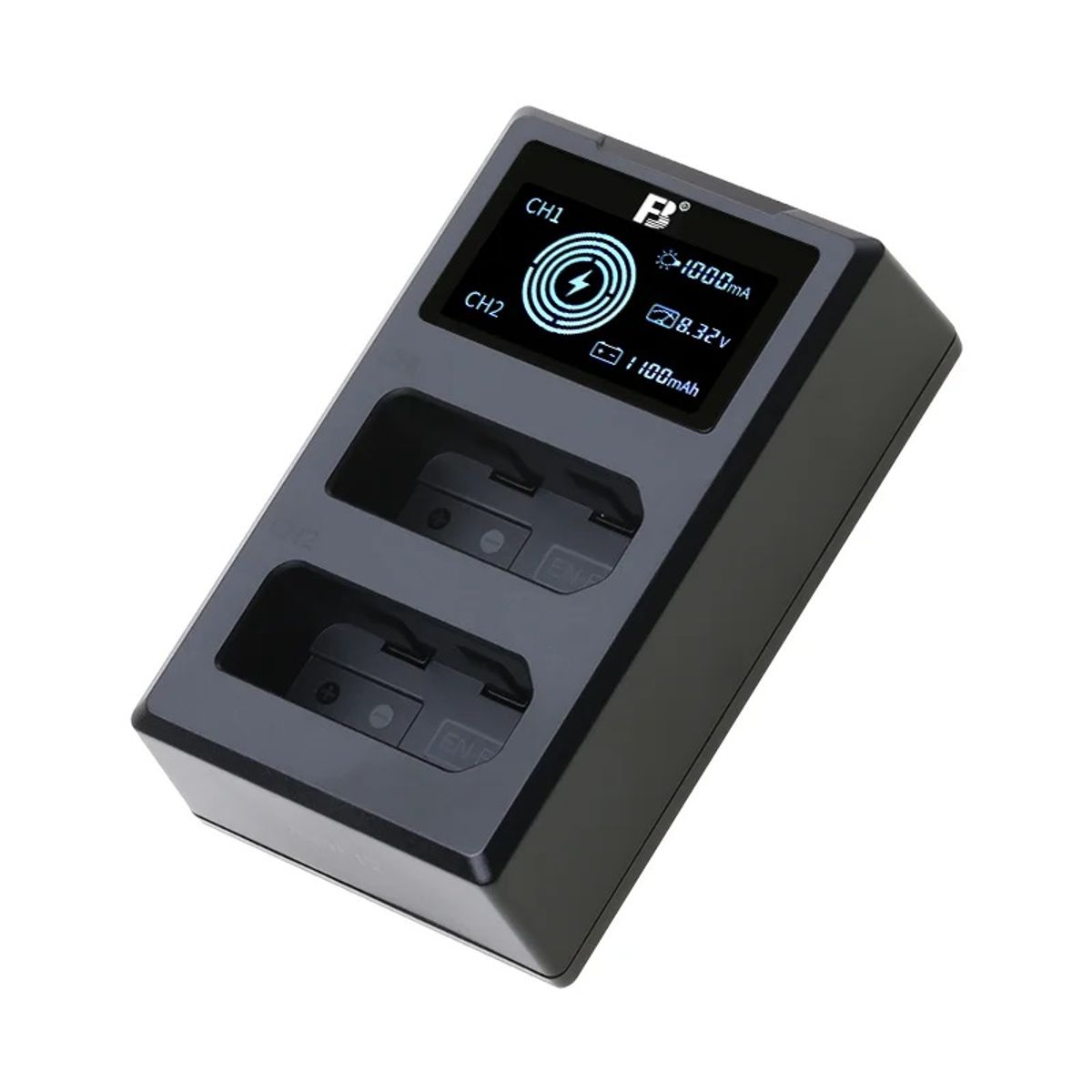 GENERICO - Cargador EN-EL14 doble con pantalla FB