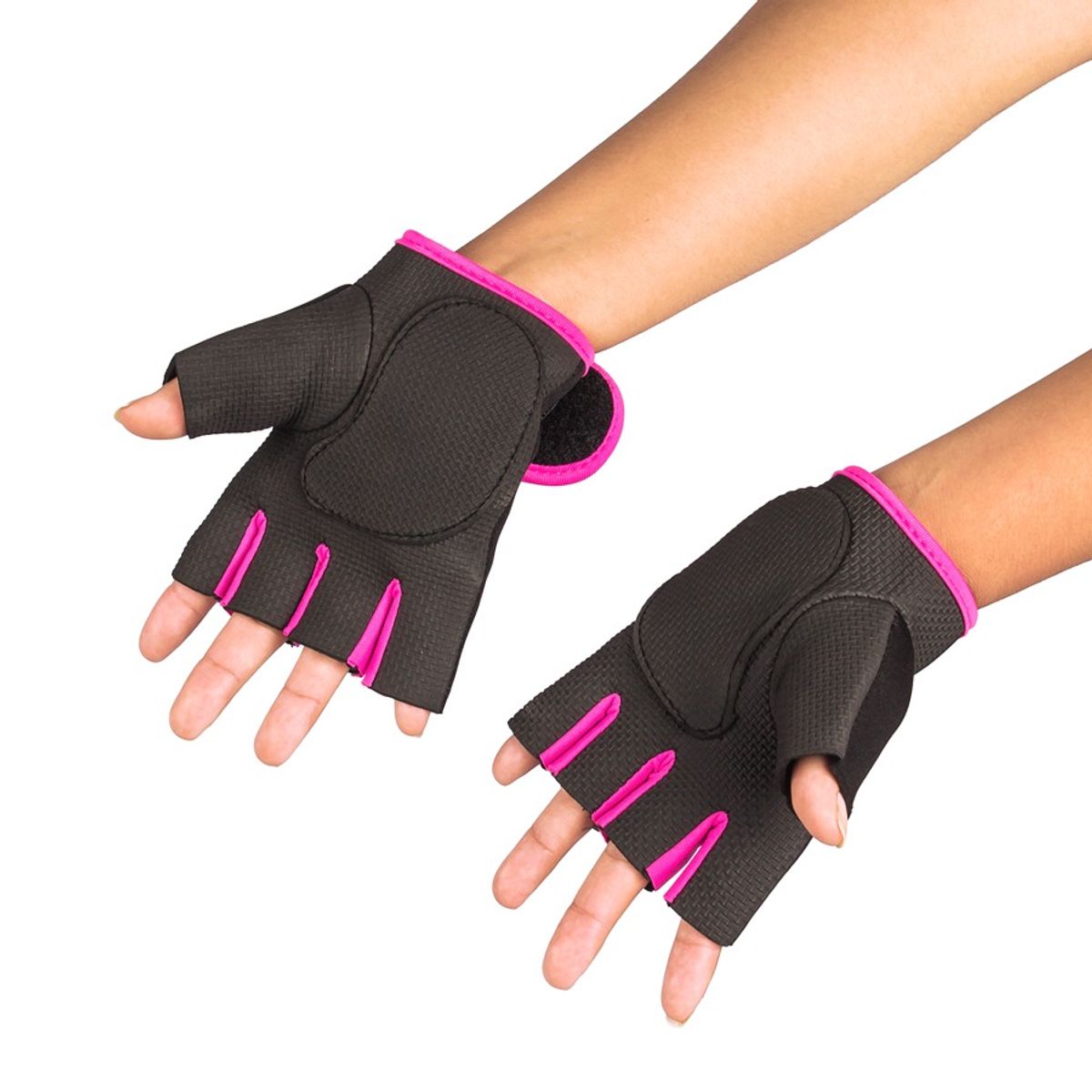 SPORT FITNESS - Guantes para levantar Peso - Entrenamiento Rosado
