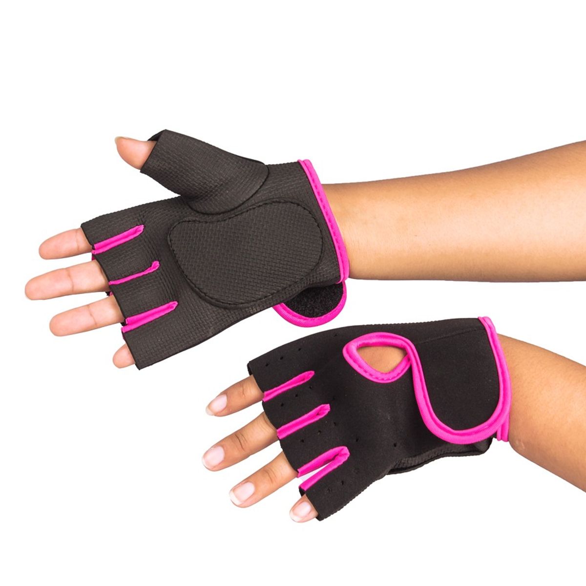 SPORT FITNESS - Guantes para levantar Peso - Entrenamiento Rosado