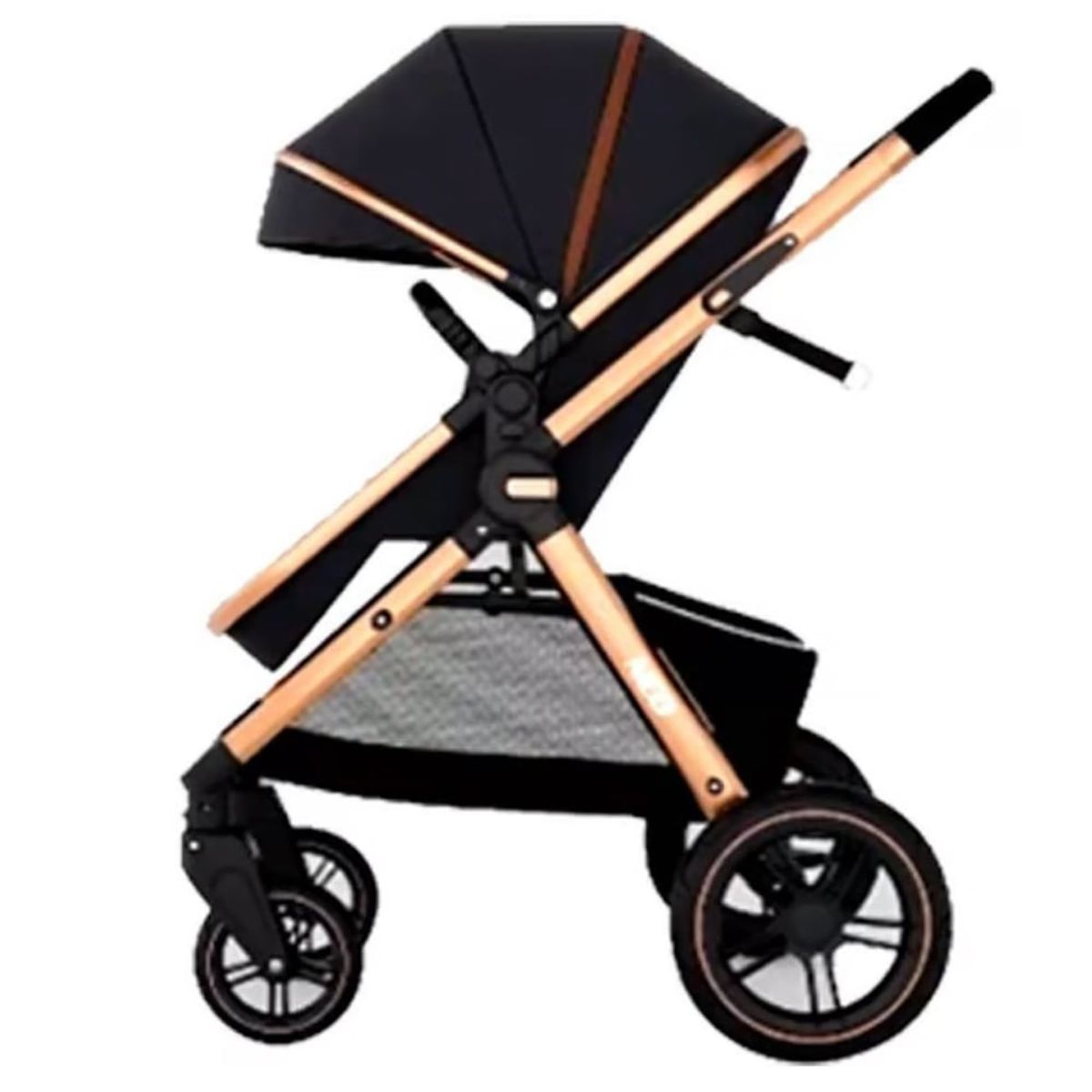 BABY KITS - Coche Cuna Moises De Lujo «NEO» Negro