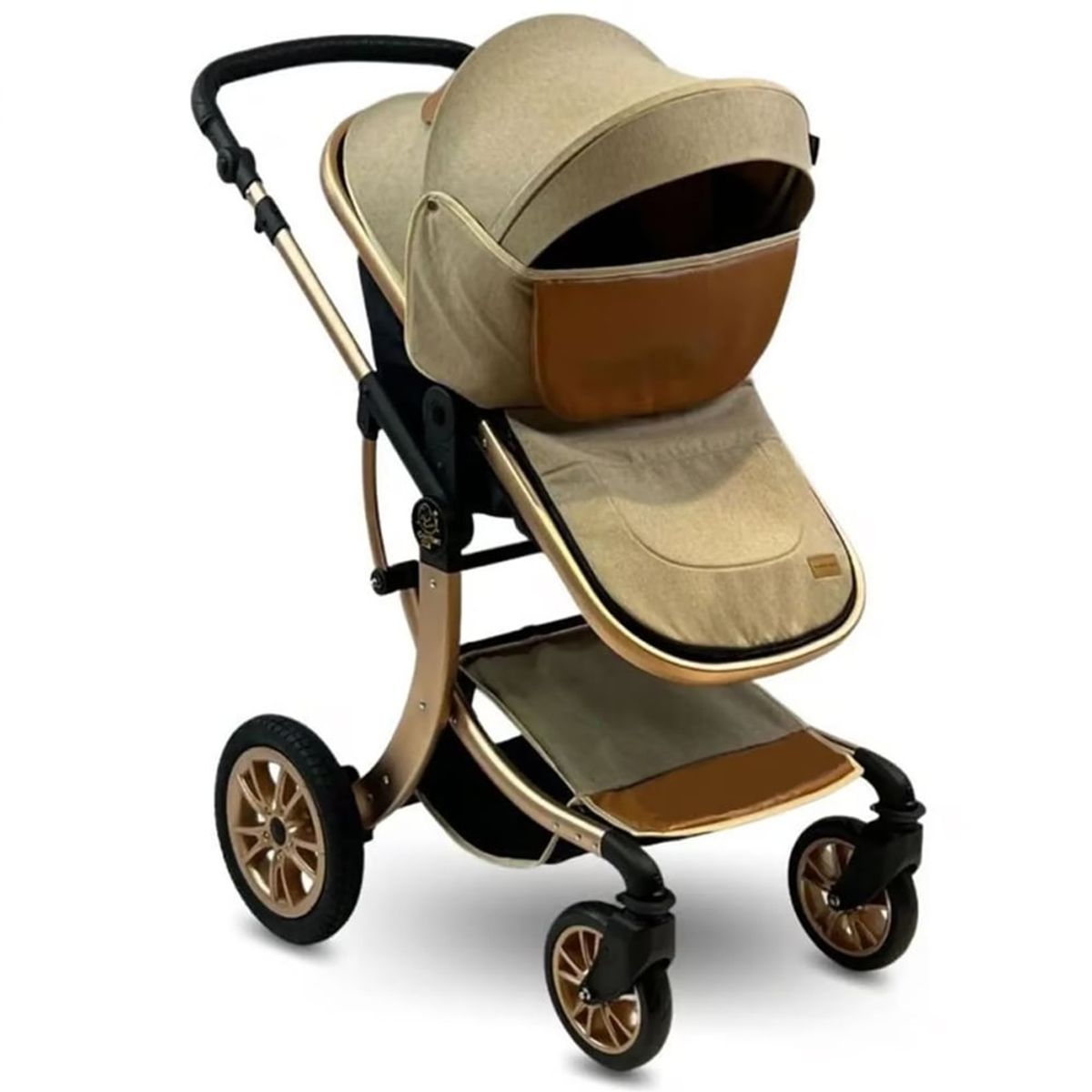 CONFORT - Coche Cuna Moisés Alfa - Beige
