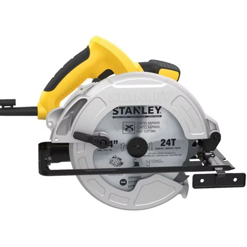 STANLEY - Sierra Circular 7 1/4" (184mm) 1600W Corte en 90° 65mm Stanley SC16-B2