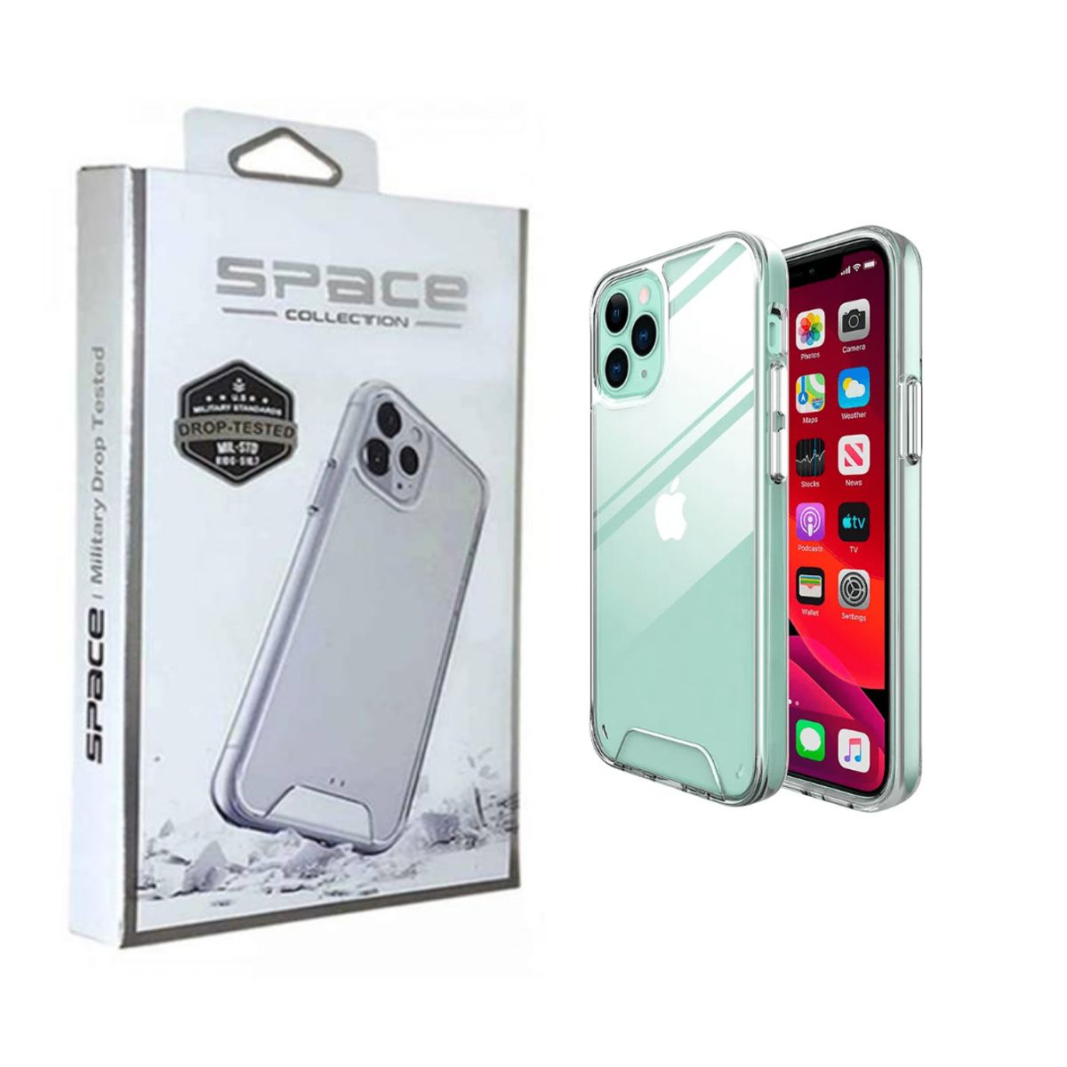 SPACE - CASE SPACE  TRANSPARENTE PARA IPHONE 11 PRO