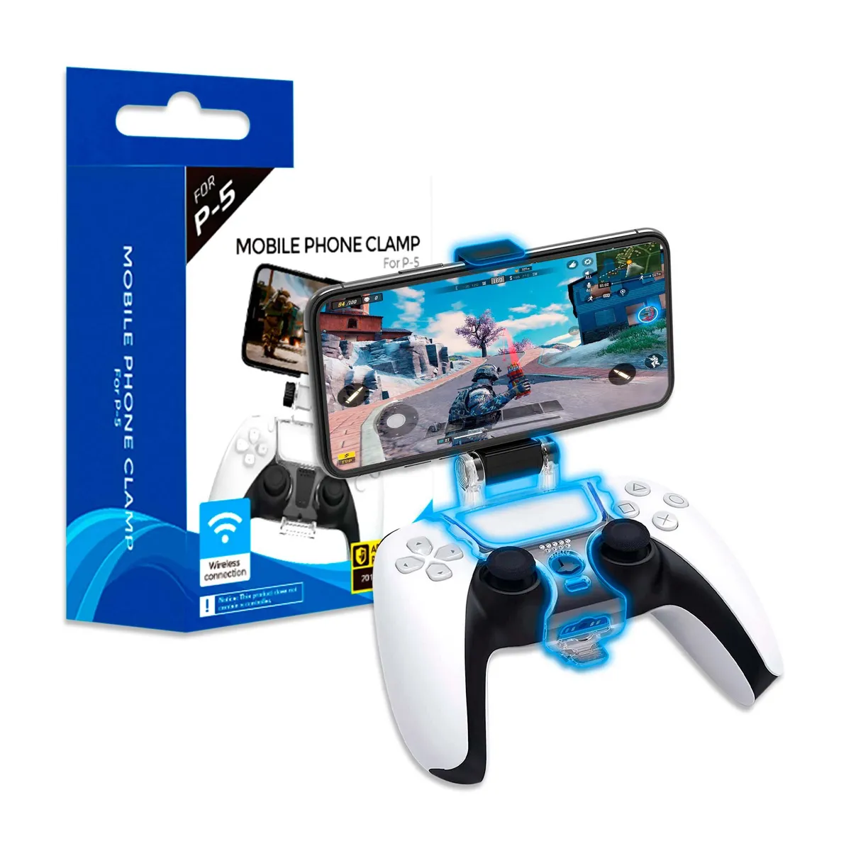 DOBE - Soporte De Celular Compatible: Mando Ps5 Dualsense 5