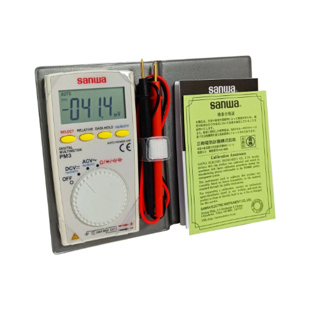 GENERICO - Multímetro Digital de Bolsillo PM-3 SANWA