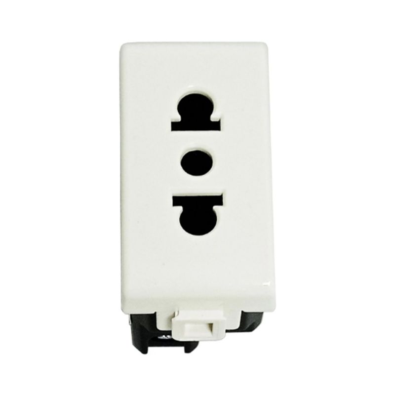 OPALUX - Dado 3 en Linea con Toma Universal BM112 OPALUX