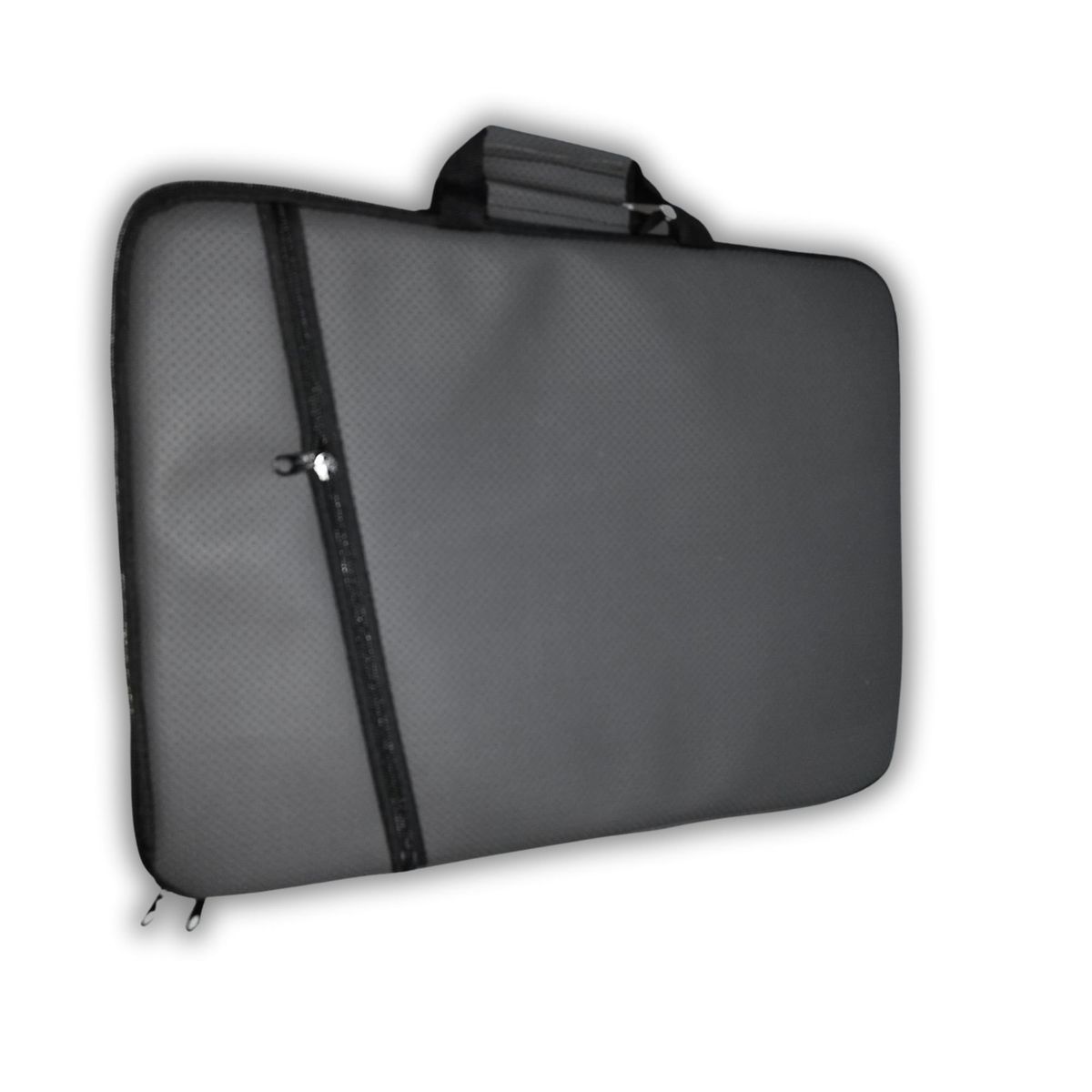 GENERICO - Funda para laptop 15" 17"  maleta con asa - Plomo