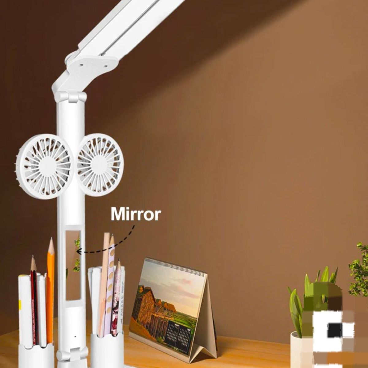 GENERICO - LAMPARA DE ESCRITORIO 5 EN 1