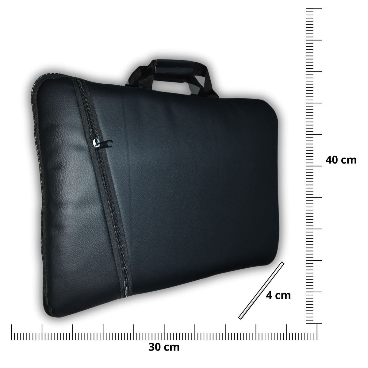 GENERICO - Funda para laptop 15" 17"  maleta con asa - Negro
