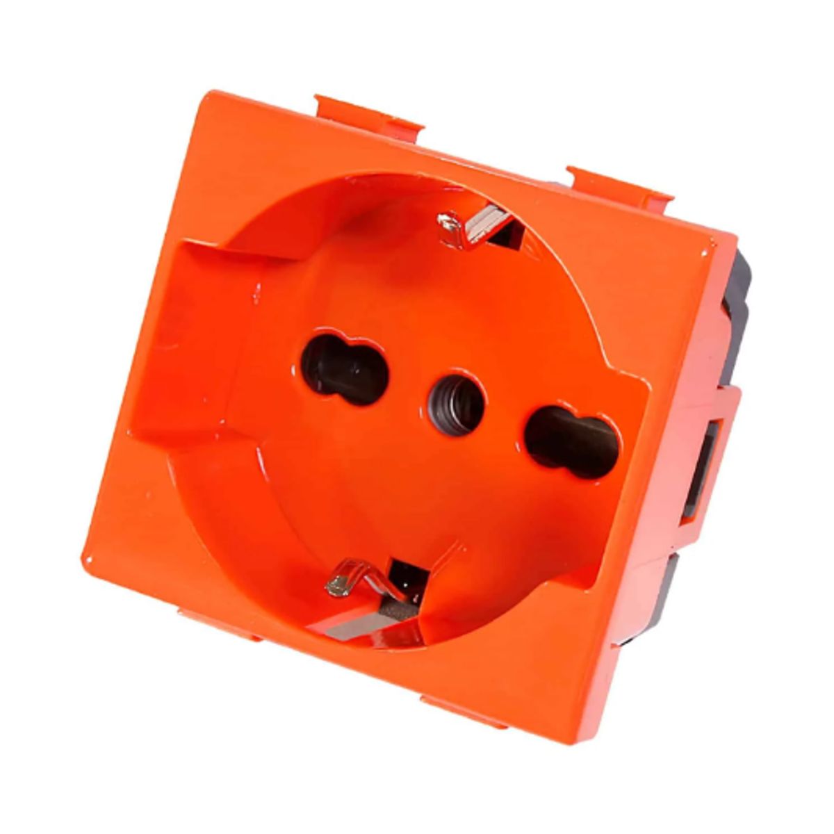 OPALUX - Dado Toma Tipo F Schuko con Línea Tierra BM127-ORG OPALUX