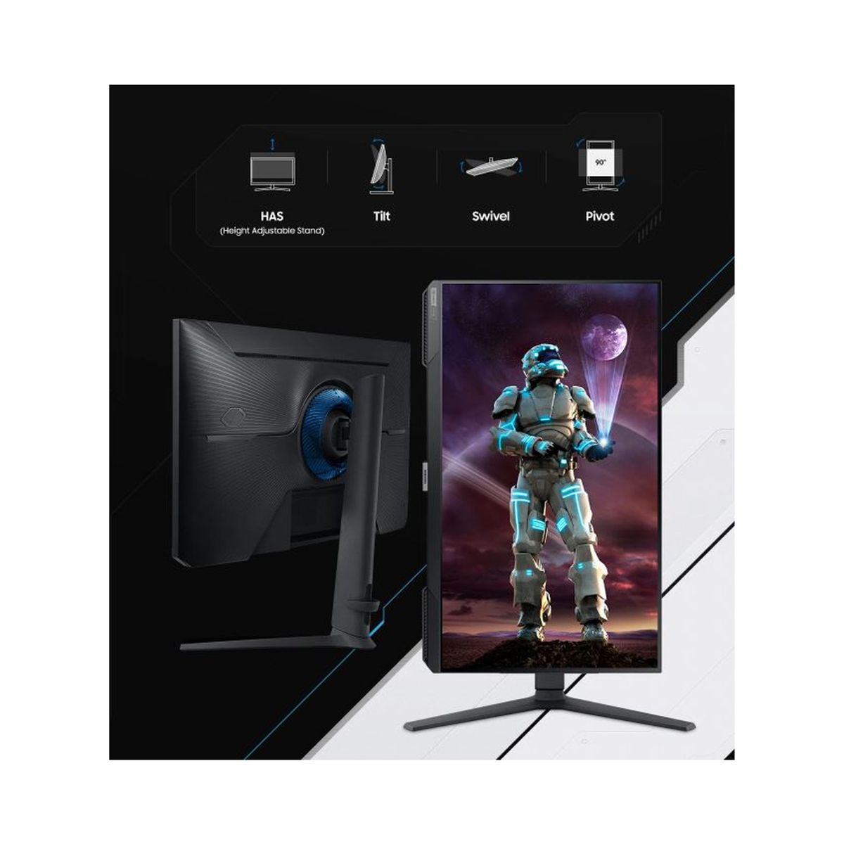 SAMSUNG - MONITOR SAMSUNG LS27BG402ENXGO 27 IPS 240HZ 1Ms G-SYNC FreeSync PREMIUN