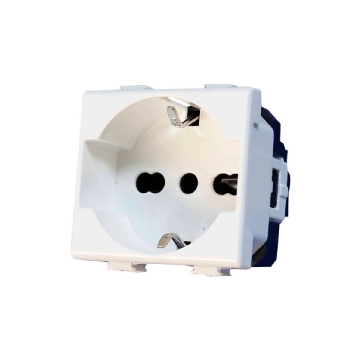 OPALUX - Dado Toma Tipo F Schuko con Línea Tierra K427 OPALUX