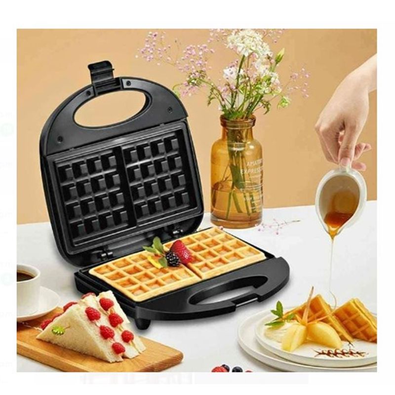 GENERICO - Wafflera Doble Cara 850w RAF  Antiadherente A1