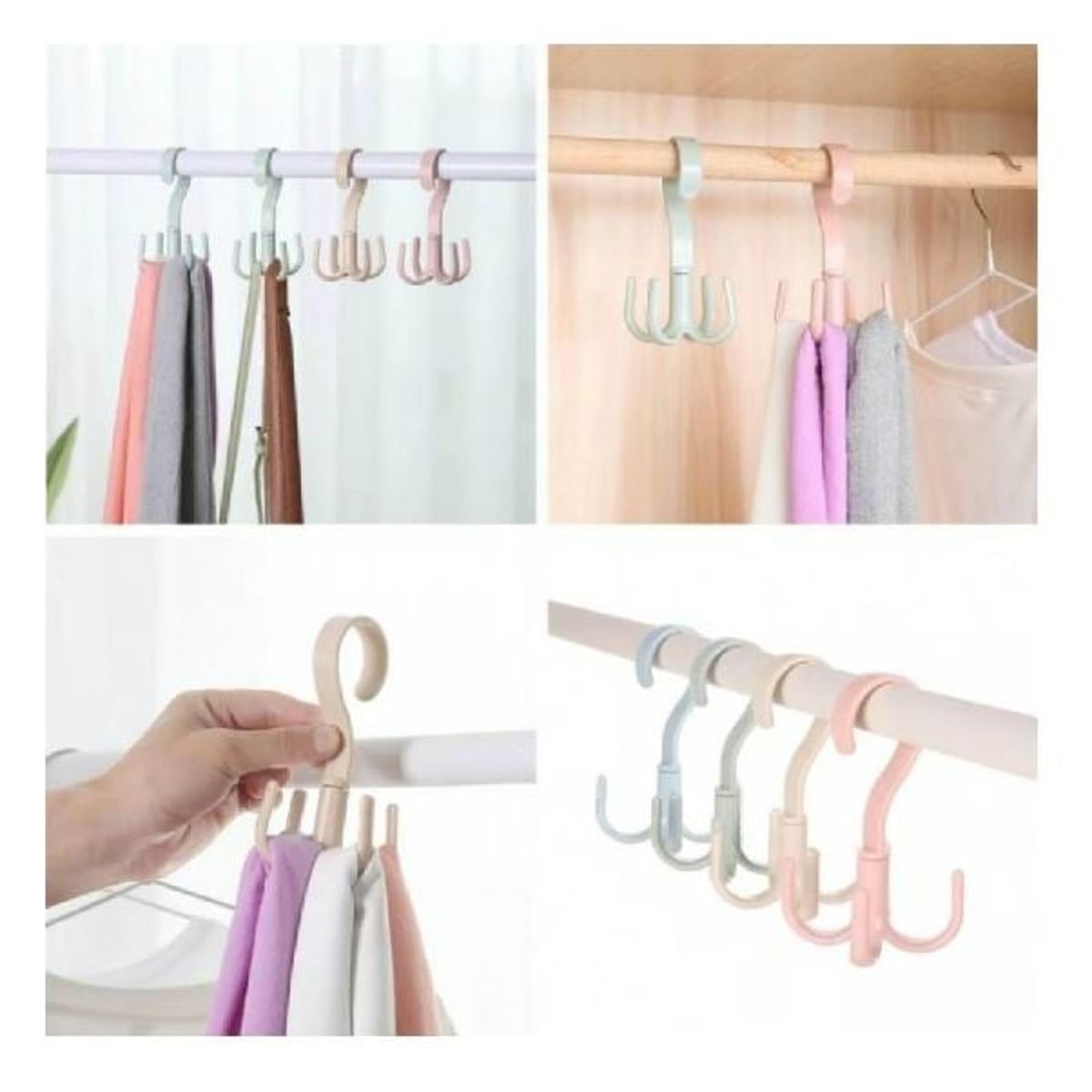 GENERICO - Organizador Multiple colgador Gancho para Perchero