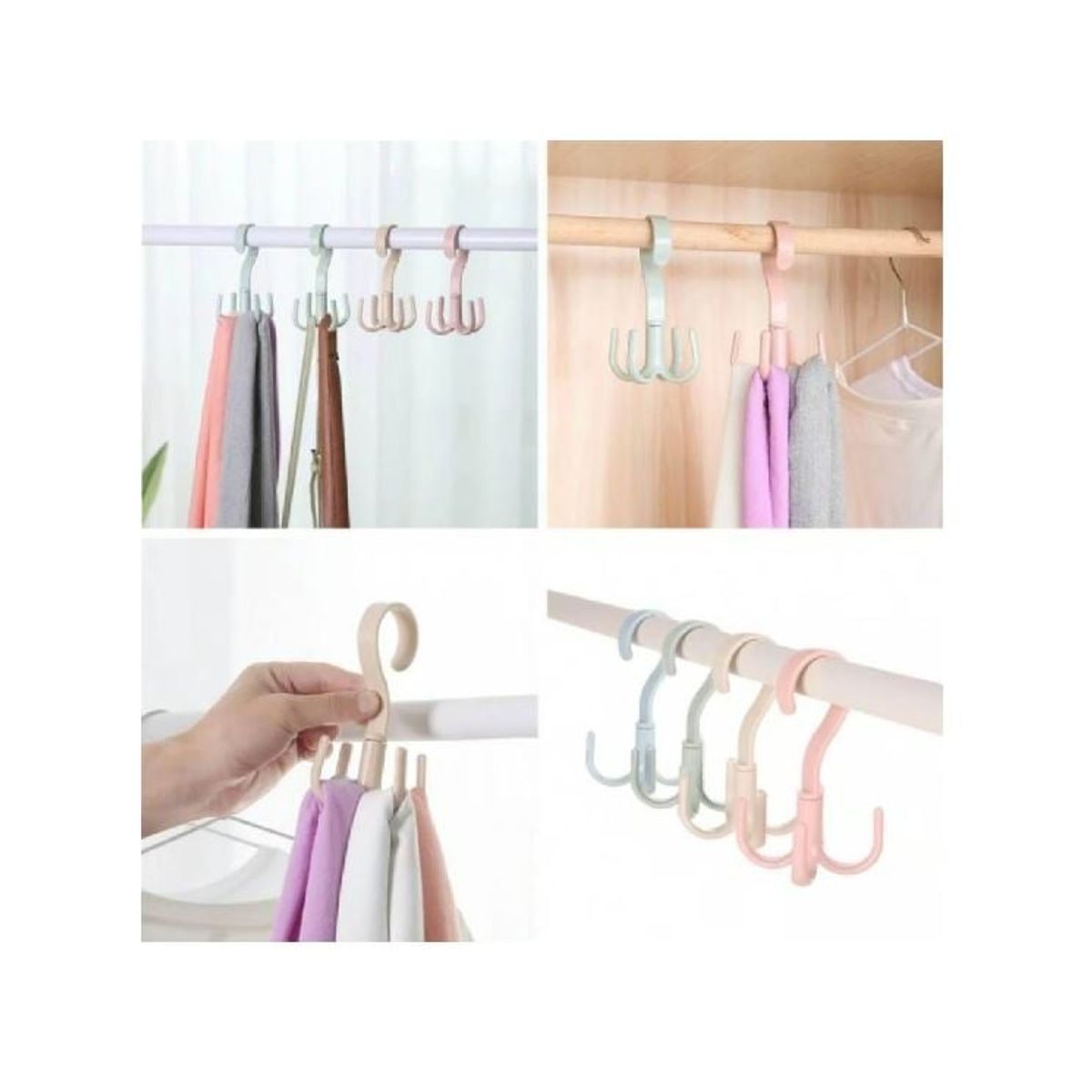 GENERICO - Organizador Multiple colgador Gancho para Perchero