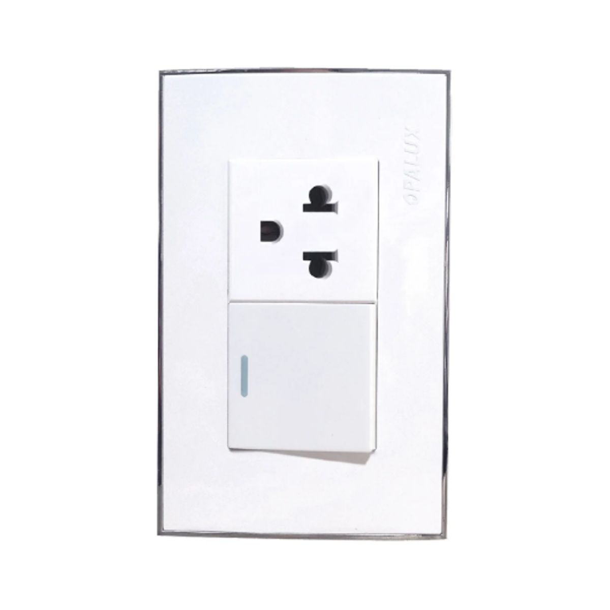 OPALUX - Interruptor + Tomacorriente Universal 15A OP-1213 OPALUX