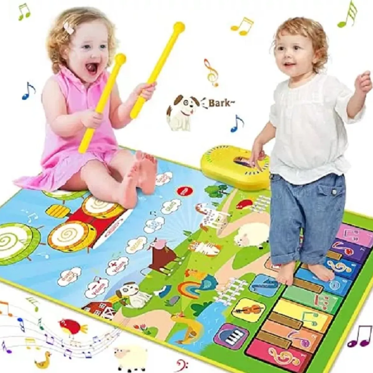 GENERICO - Piso bebe térmico alfombra educativa 180 x 120cm