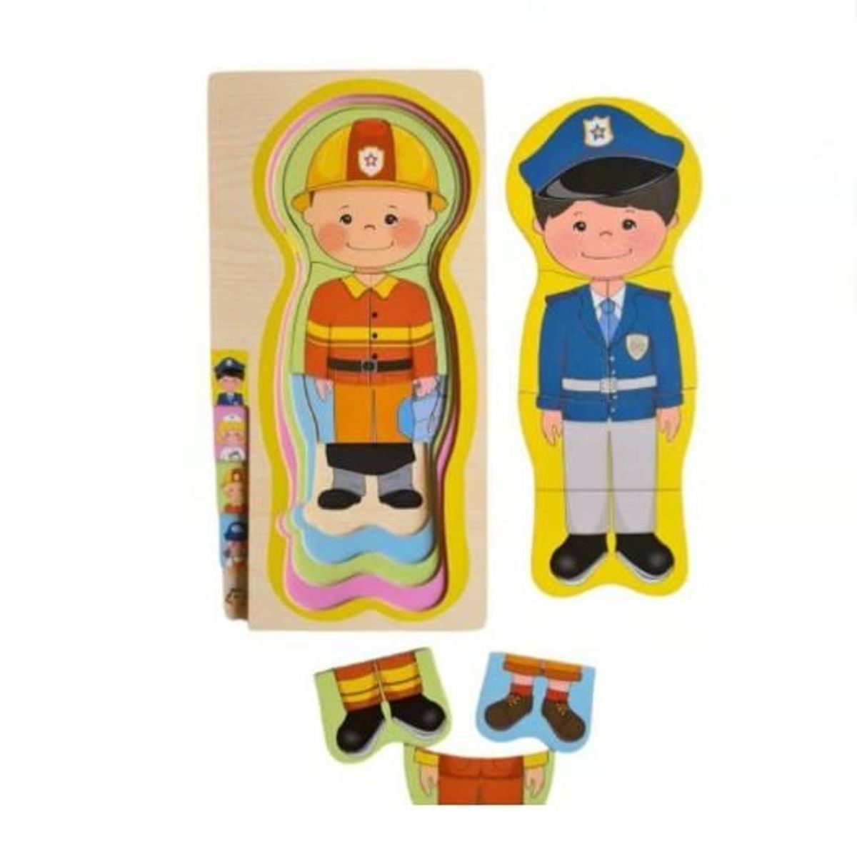 GENERICO - ROMPECABEZAS DE LAS PROFESIONES 5en1