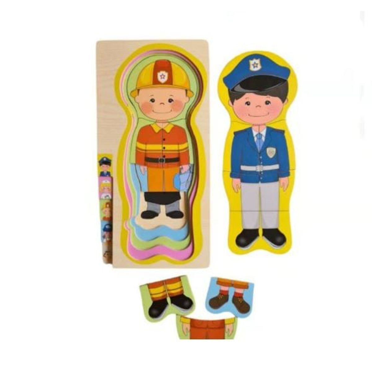 GENERICO - ROMPECABEZAS DE LAS PROFESIONES 5en1