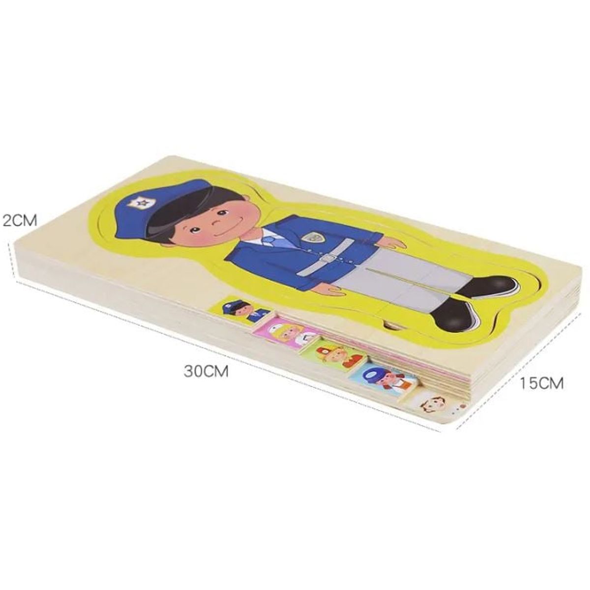 GENERICO - ROMPECABEZAS DE LAS PROFESIONES 5en1