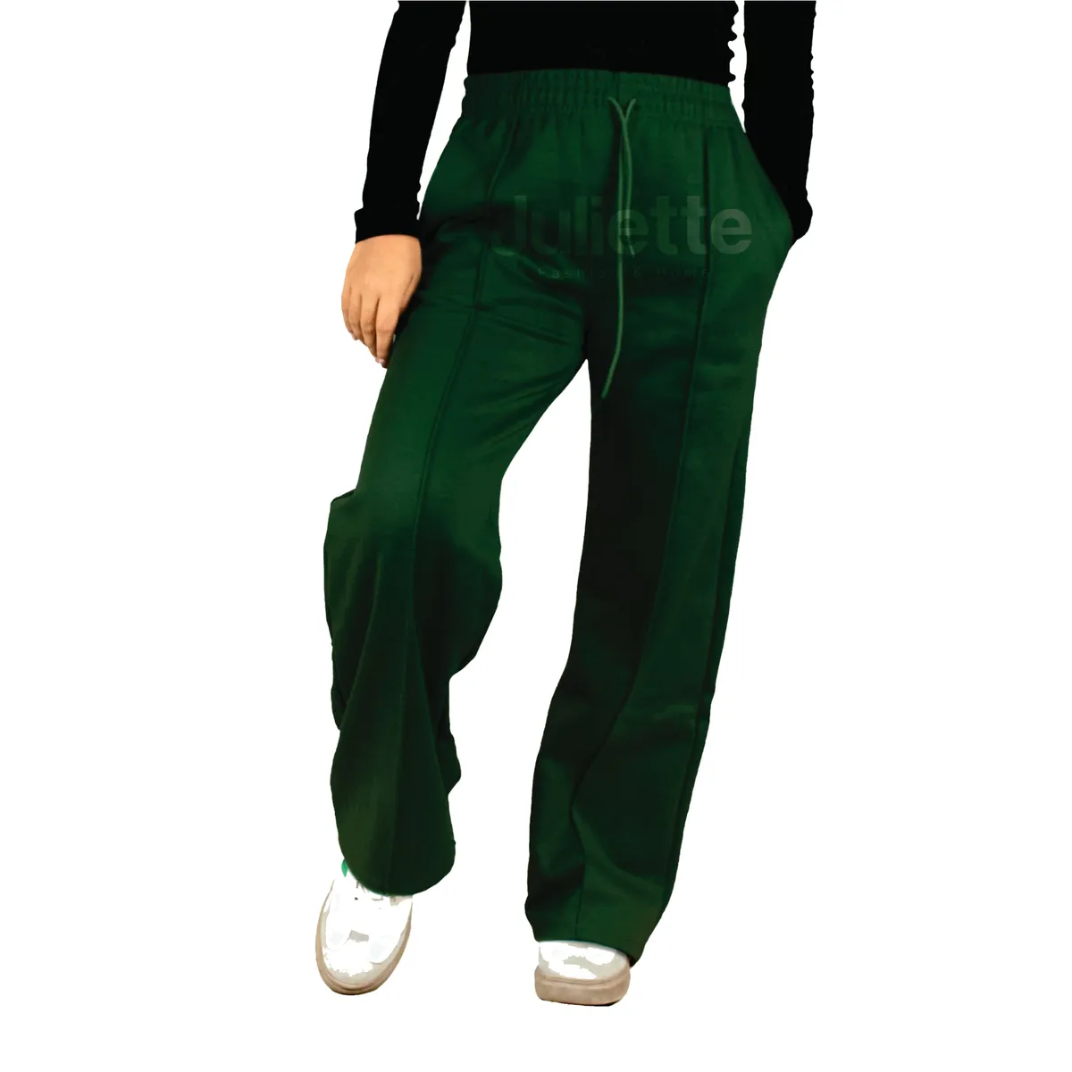 GENERICO - JOGGER PALAZO PANTALON DE FRANELA DAMA