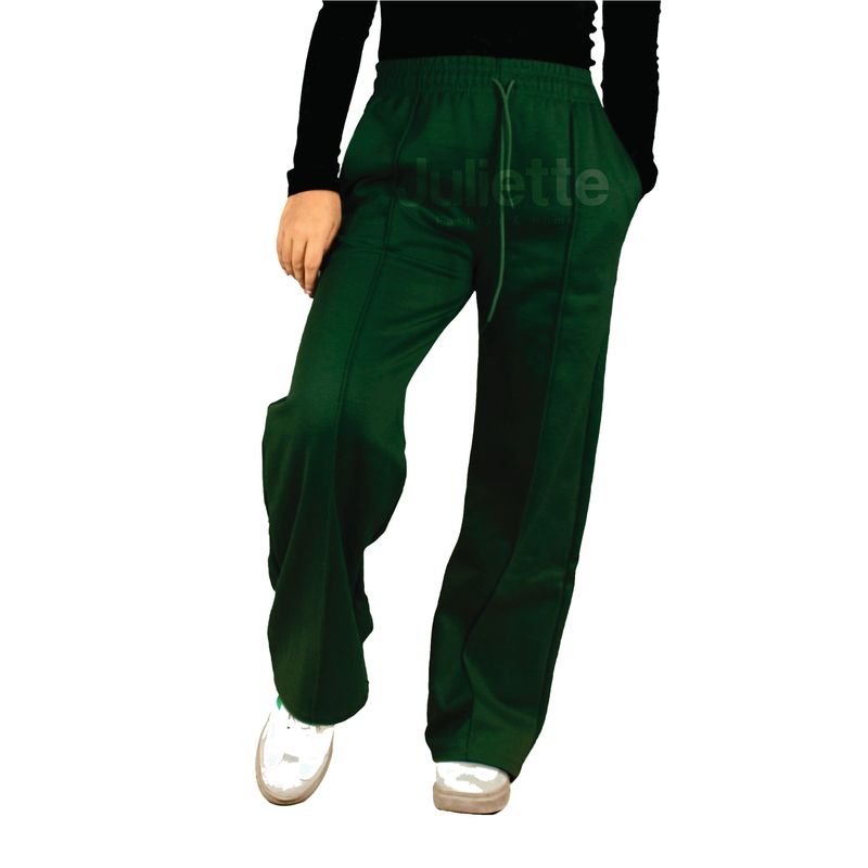 GENERICO - JOGGER PALAZO PANTALON DE FRANELA DAMA