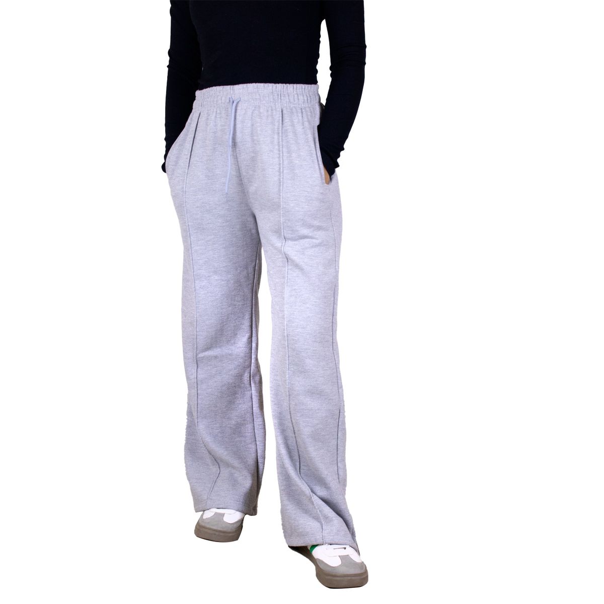 GENERICO - JOGGER PALAZO PANTALON DE FRANELA DAMA