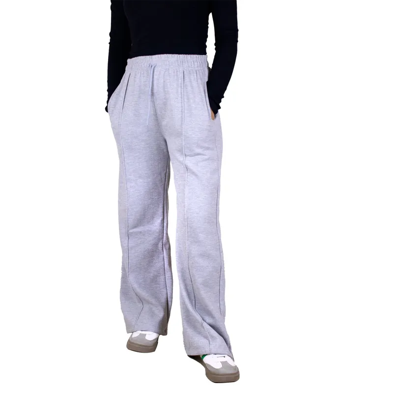 GENERICO - JOGGER PALAZO PANTALON DE FRANELA DAMA