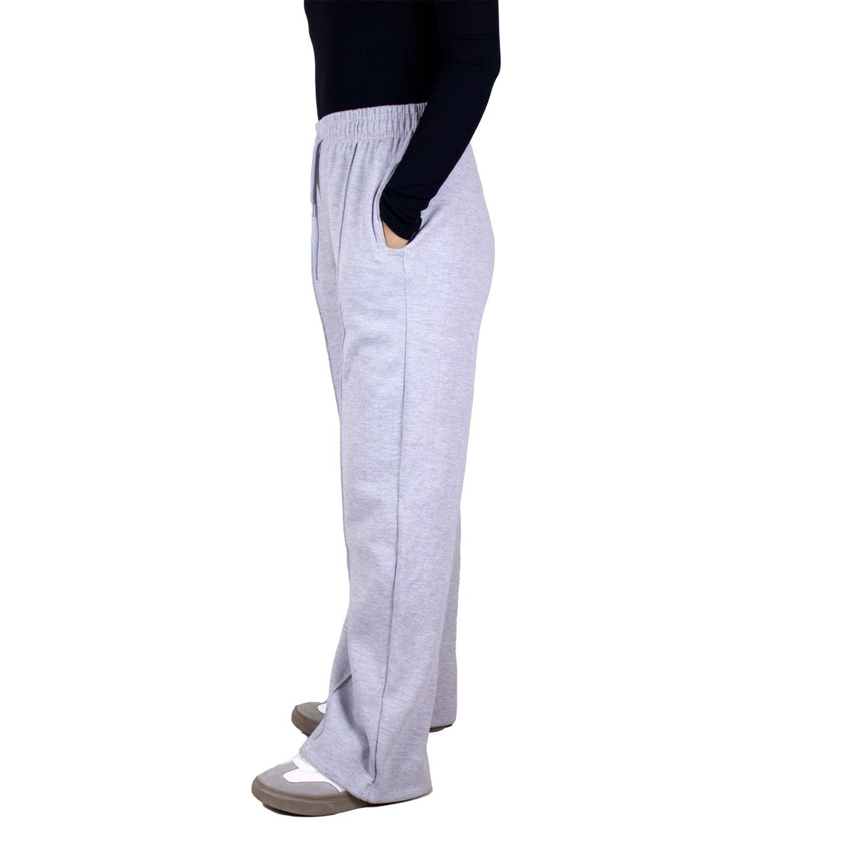 GENERICO - JOGGER PALAZO PANTALON DE FRANELA DAMA