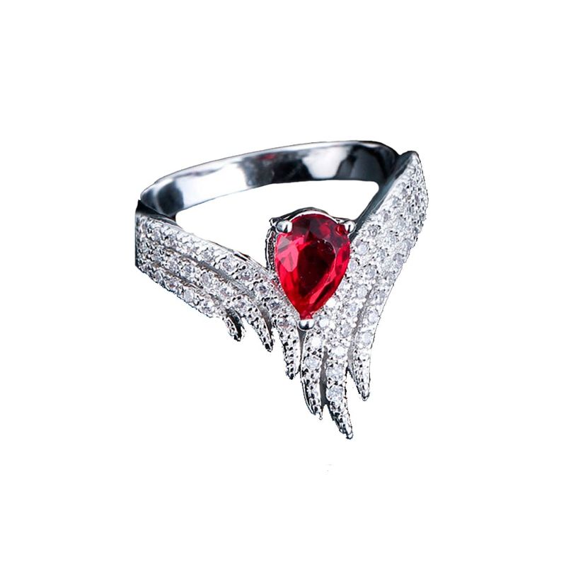 LA TIENDA 88 JOYAS Y ACCESORIOS - La Tienda 88 - Anillo Fiesta Party Amor Mujer Bañado Oro 18k - Blanco