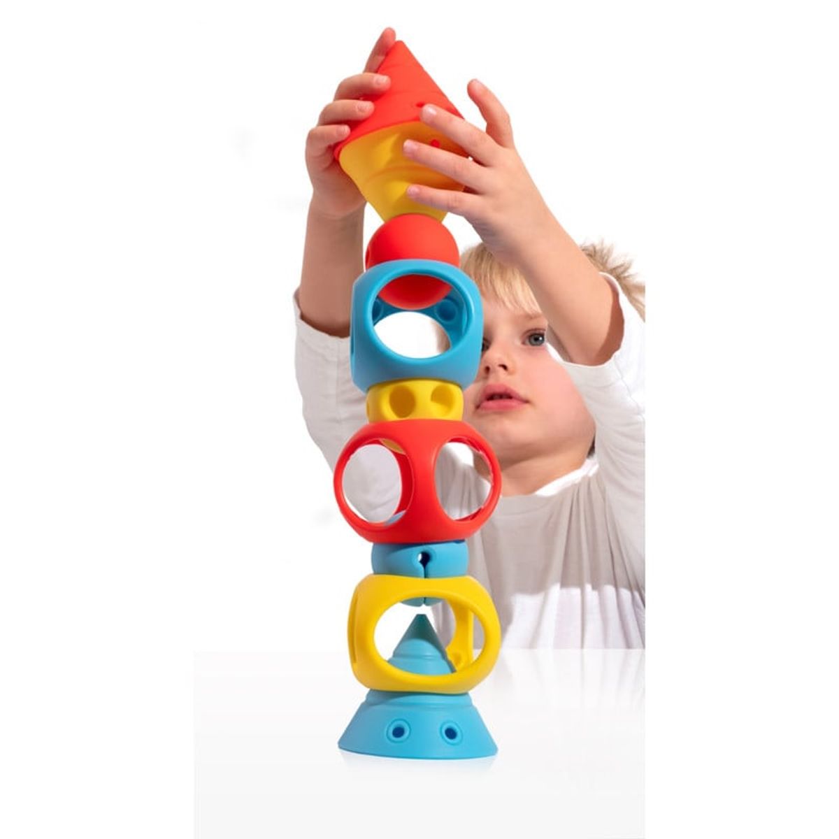 MOLUK - Juguete flexible Moluk Genius Set x 9 - Colores Primarios