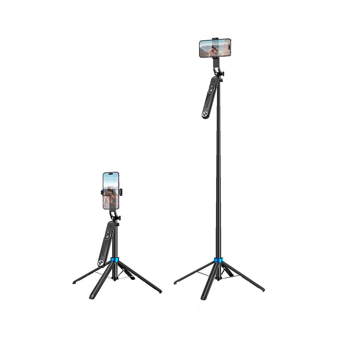 HOCO - Palo Selfie Hoco K22 Control Remoto Bluetooh Tripode 175cm