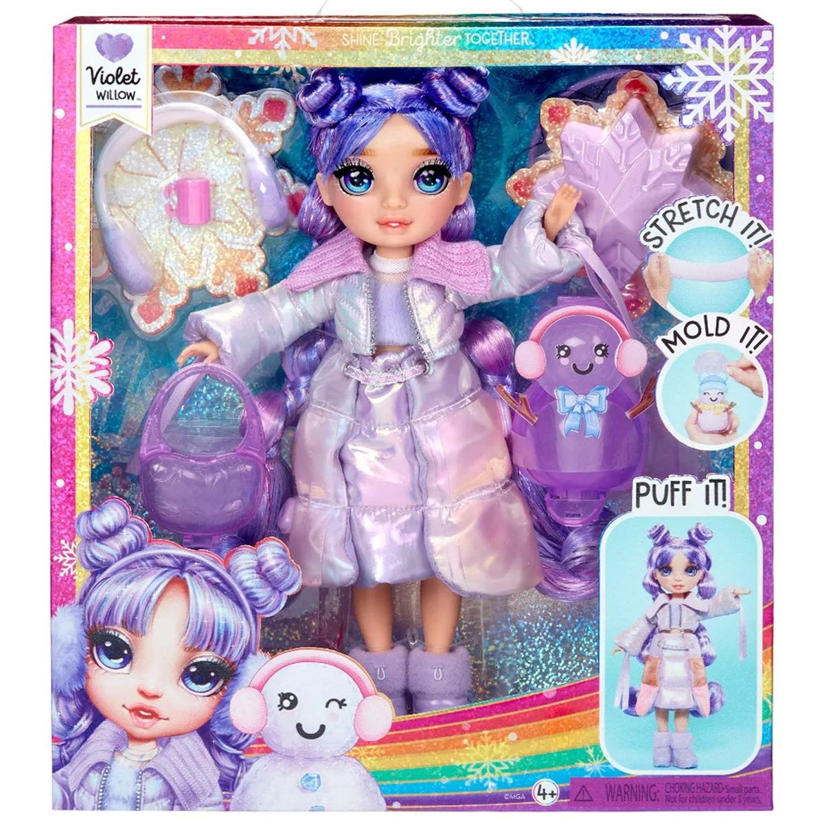 MGA ENTERTAINMENT - Muñeca Rainbow High Violet Winter Wonderland