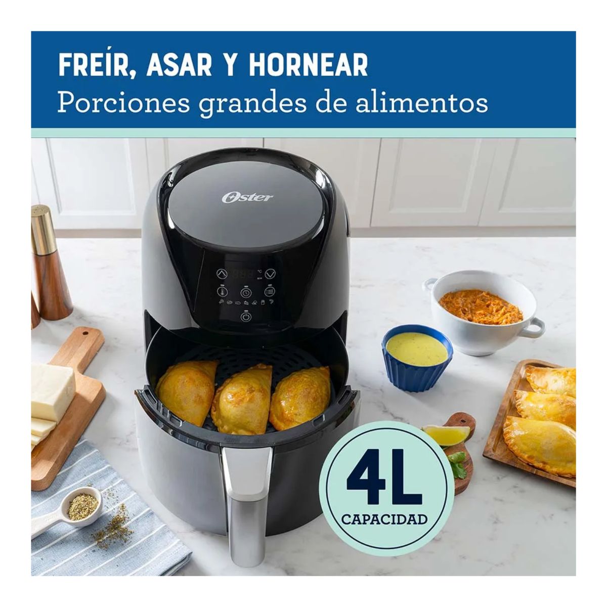 OSTER - Freidora de Aire Oster 4L CKSTAF40DDF Negro
