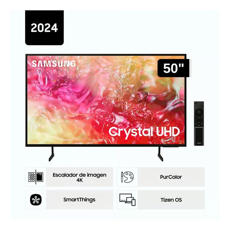 SAMSUNG - Televisor Samsung led 50 Crystal UHD 4K 50DU7000