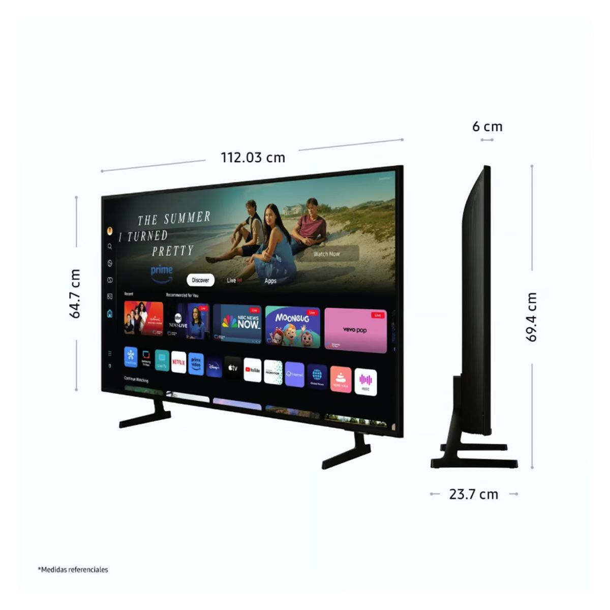 SAMSUNG - Televisor Samsung led 50 Crystal UHD 4K 50DU7000