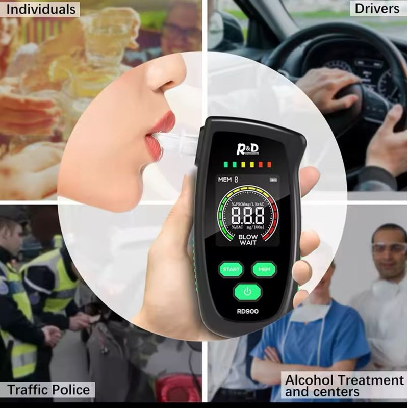 GENERICO - ALCOHOLIMETRO MEDIDOR DE ALCOHOL RECARGABLE